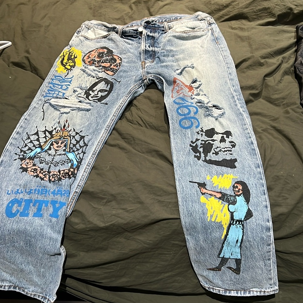 Mnml brand men’s graphic jeans